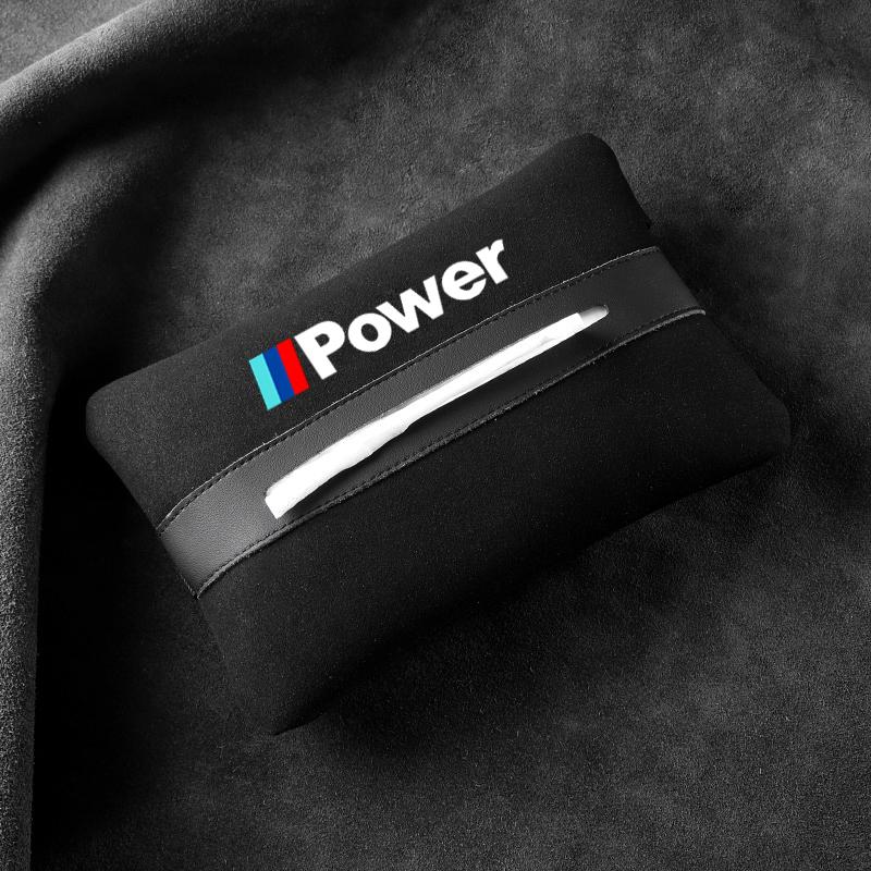 

Car Seat Back Hanging Tissue Box Paper Holder for BMW M2 M3 M4 M5 M6 E46 Performance X1 X3 X5 E90 E60 F10 F30