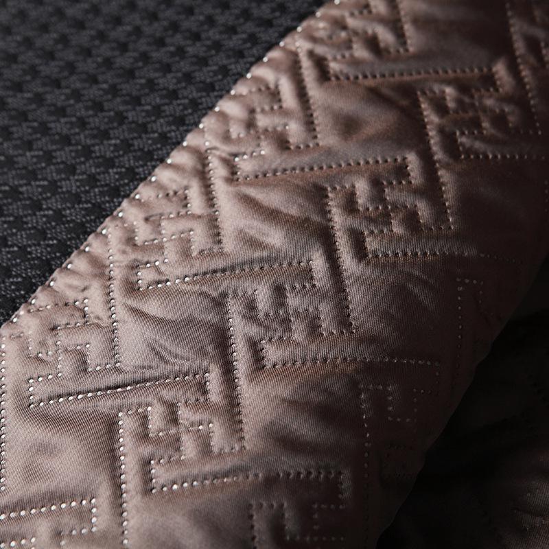 Autumn and Winter Padded Cotton Light Luxury Business Knitted Single West Youth Thickened Suit Warm Jacket