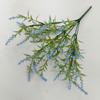Lifelike Artificial Lavender Fake Flower Safe BPA-free Plastic Faux Plant 34cm 1Pcs for Wedding Home Coffee Table Decor