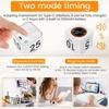 Productivity Timer Gravity Sensor LED Display Cube Timer Kitchen Countdown Timers USB Charging Alarm Timers for Cooking Study