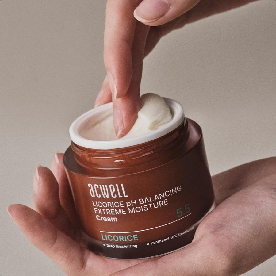 Acwell Licorice pH Balancing Extreme Moisture Cream 55ml Cream 55ml