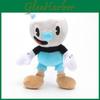 Set Adorabil de Jucării de Pluș Cuphead și Mugman de 10 Inch Prezentând Personajele Moi Mecup și Brocup