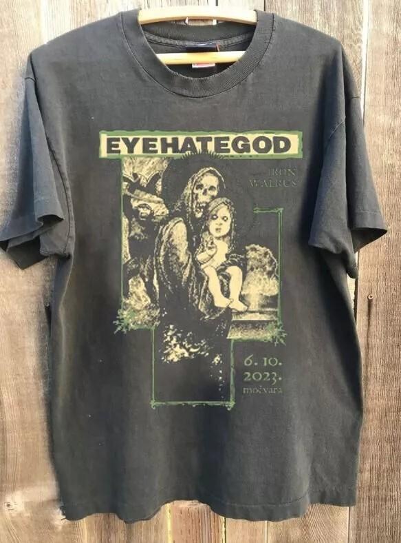 

Eyehategod Rock Band Retro short sleeve Charcoal Unisex Shirt Men Women Unisex T-Shirt L
