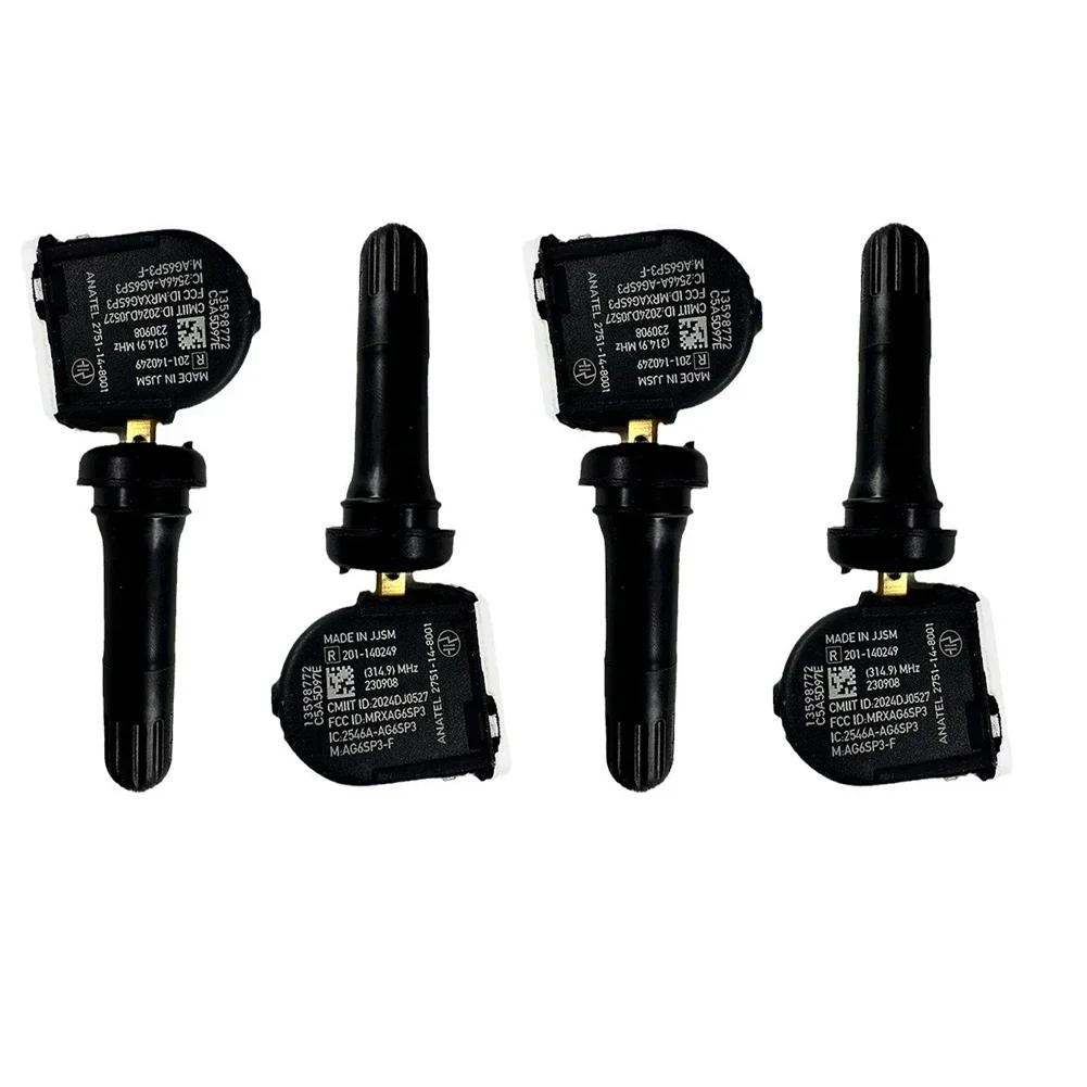 4/1X Car Tire Pressure Sensor Monitor System TPMS Tire Pressure Sensor 315MHz 13598772 For Chevrolet Equinox Cruze 2018-23 GL8