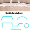 Curved Curtain Rail Flexible Ceiling Track Ceiling Mount Track Curtain System