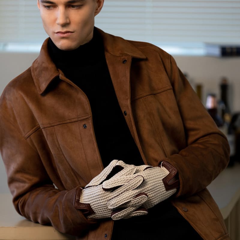 DENTS Lancaster Fahrhandschuhe - Tan