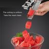 Ergonomic Kitchen Tool For Precise Watermelon Cantaloupe Slicing Stainless Steel Fruit Cutter Efficient Kitchen Gadget