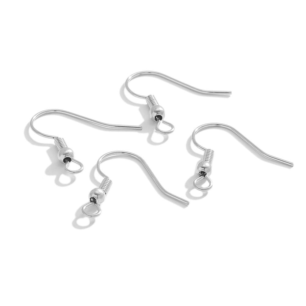 

Semitree 50pcs/lot Stainless Steel Ear Wires Wholesale Rose Gold Color Earrings Hook for DIY Jewelry Earring Making Accessories