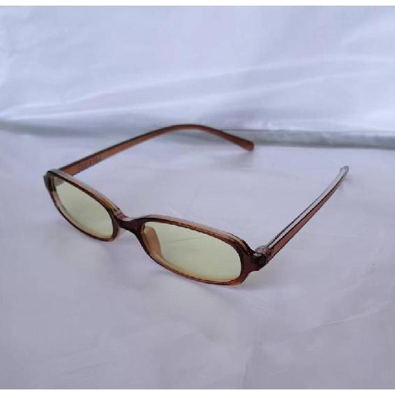 Fashionable women s trendy retro optical decorative sunglasses, non-prescription, UV protection, can be fitted with prescription lenses PC UV400