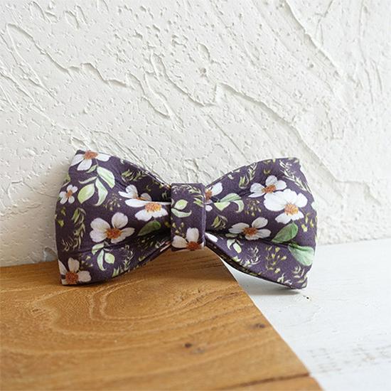 MUTTCO Fashionable Dog Collar with Bow Tie - UBT-044 XL