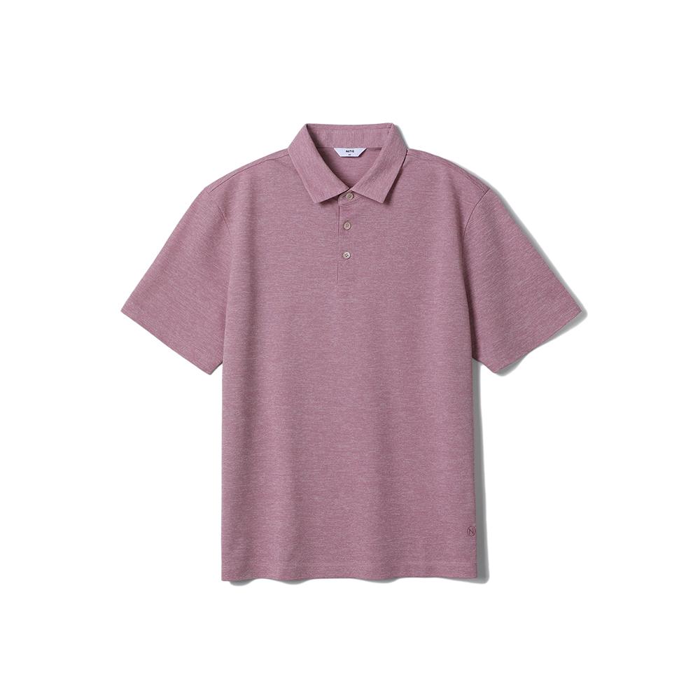 NOTIG Cool Touch Short Sleeve Polo Shirt Pink_Oks1T1Ts101P1