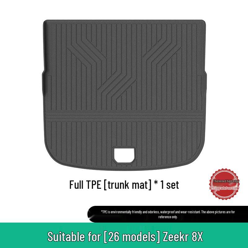 Zeekr 8X Car Floor Mats - TPE, Waterproof, Anti-Slip, Eco-Friendly, Fits 26 Models.