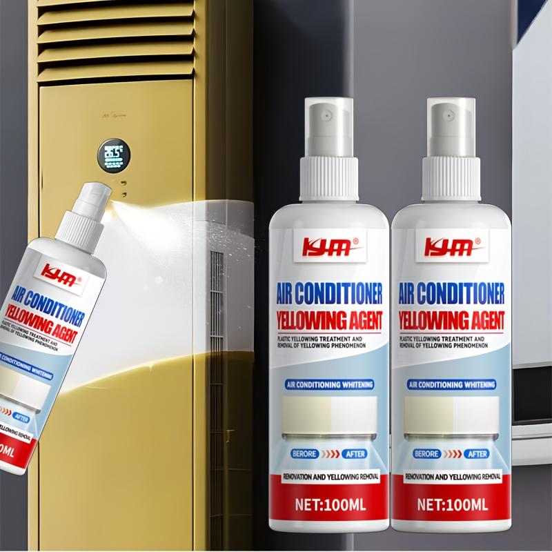 100ML Plastic Refresher Cleaner, Stain Remover for Air Conditioner Parts, Easy Application DIY Solution for Hvac Maintenance
