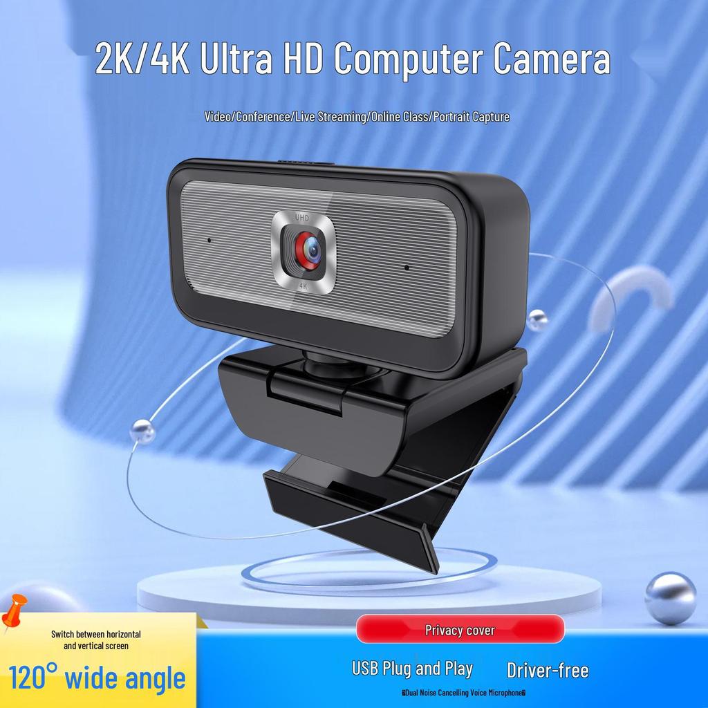 4K Autofocus USB Live Streaming HD Webcam