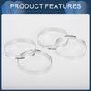 INFINAUTO Hub Centric Rings 72.6mm Inner To 74.1mm Outside Diameter Vehicle Wheel Hub Rings Aluminum Alloy 4pcs