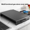 Gas Stove Cover Board with Handle Heat-Resistant Waterproof Easy To Clean Electric Stove Burner Cover Kitchen Supplies