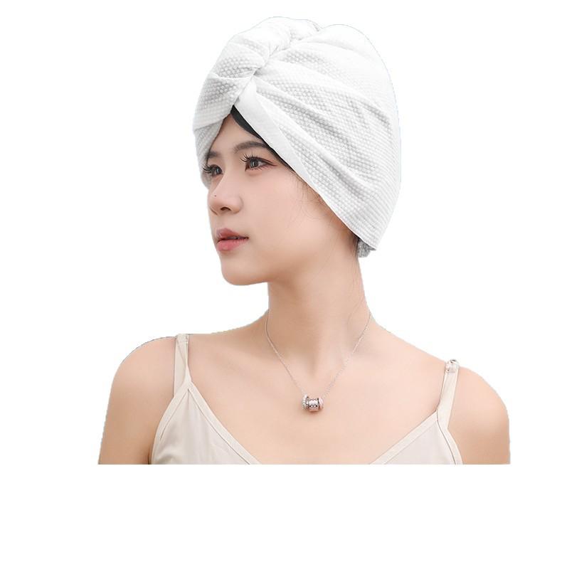 Super Absorbent Quick-Dry Hair Cap - Thick, Disposable Bath Towel Wrap for Travel