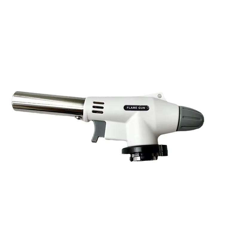 

Многофункциональная сварочная горелка-паяльник Газовая горелка для сварки Пламя Газовая горелка Пламя Пистолет-горелка Паяльная лампа для барбекю Кемпинга Приготовления пищи Зажигалка Нагрев Кемпинг белый