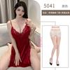 Sexy Lingerie Women's Sexy Lace Suspender Splicing Strap Side Split Bed Passion Clothes