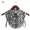 Classic Women Cotton Lace Fake Collar Vintage Detachable Clothes Accessories Lapel Blouse Top Shirt Collar False Collar DropShip