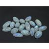 15-23MM Natural Rainbow Moonstone Oval Cabochon Loose Gemstone 18Pcs Lot C-540