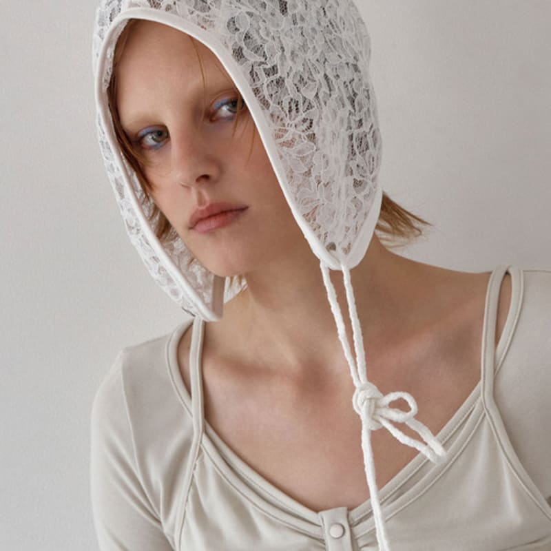 

UNDERCONTROL STUDIO шляпа Авиатор/ Двойное кружево / Белый FREE