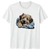 Cozy Puppy Dog Animals Unisexs TShirt Unisexs Graphic Tee Unisex Top