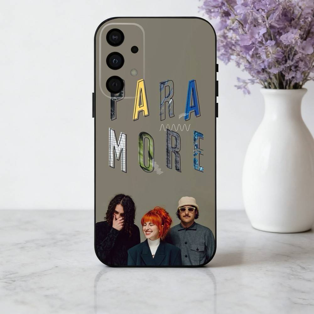 

Pop-rock P-Paramore Band phone Case For Samsung Galaxy A73,A72,A71,A70,A53,A52,A51,Others Soft Black Shell Samsung a22 4g