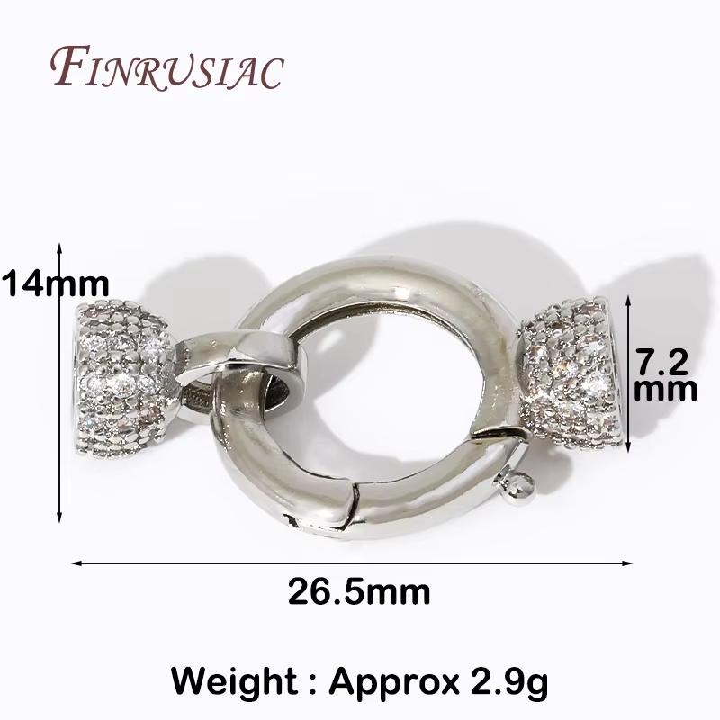 18K Gold Plated Brass Pearl Clasps For Bracelets Making,Jewelry Clasp Connectors,Necklaces Clasp,DIY Jewelry Findings