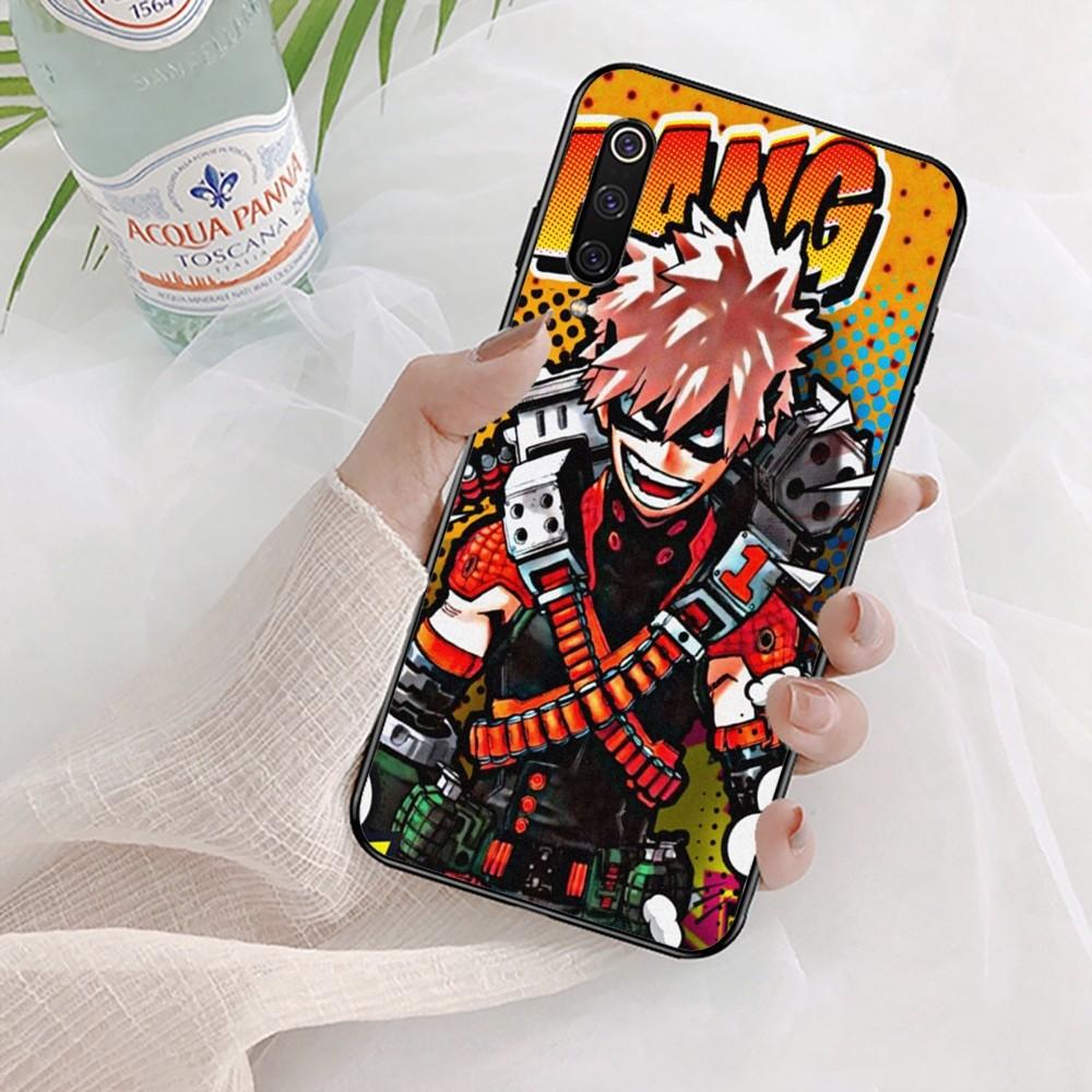 Anime B-Bakugo Katsuki  Phone Case For Xiaomi Mi 5X 8 9 10 11 12 lite pro 10T PocoX3pro PocoM3 Note 10 pro lite