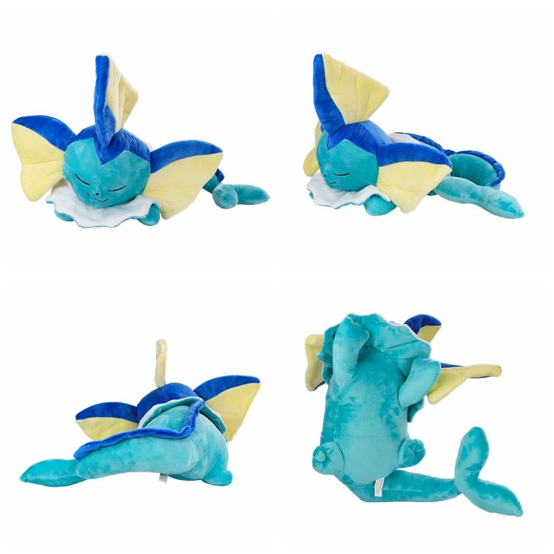 Eevee Sleep Pokemon Plush Doll Vaporeon Cubone Lucario Charmand Slowpoke Chikorita Ponyta Psyduck Sylveon Pikachu Peluche Toy