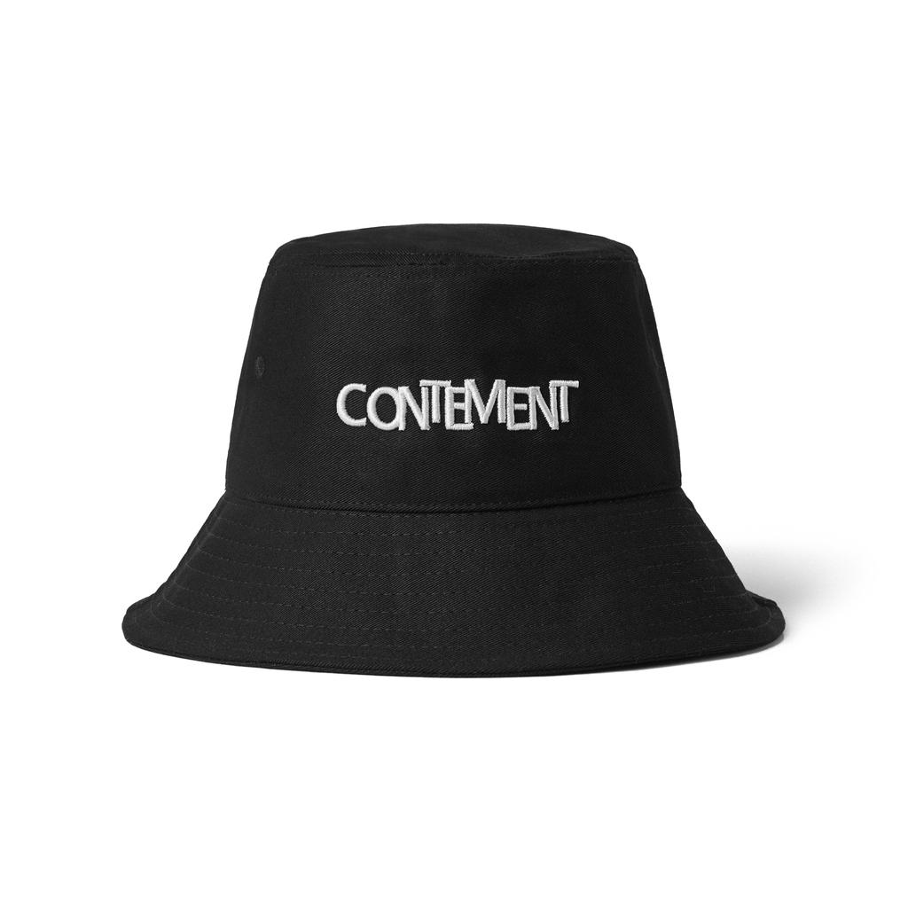 CONTEMENT Logo Bucket Hat_Black