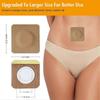 12PCS 3.2 inch Hypoallergenic Castor Oil Pack Wrap for Belly Button, Disposable Castor Oil Wrap Patches Pad with High-Abs