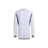 adidas Real Madrid 23/24 Long Sleeve Home Authentic Jersey White Men Streetwear IA9978