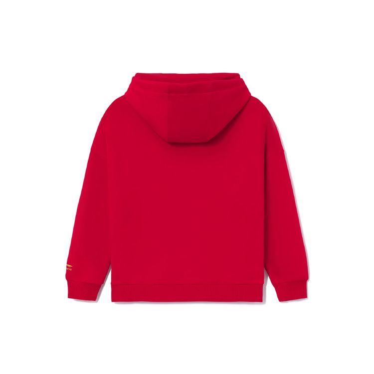 Li-Ning Trendy Sports Series Daily Gold Collection Casual Loose Pullover Hoodie Women — фото 2