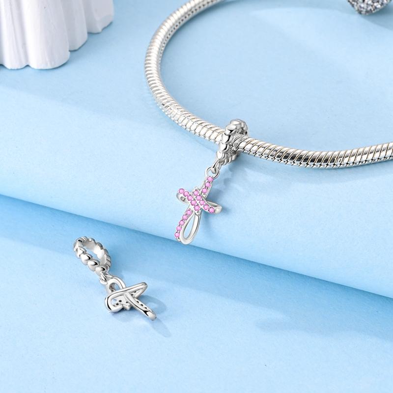 Classic Copper Holy Angel Cross Charms Beads Pendants For Women Fit Original Bracelets Diy Jewelry Gift