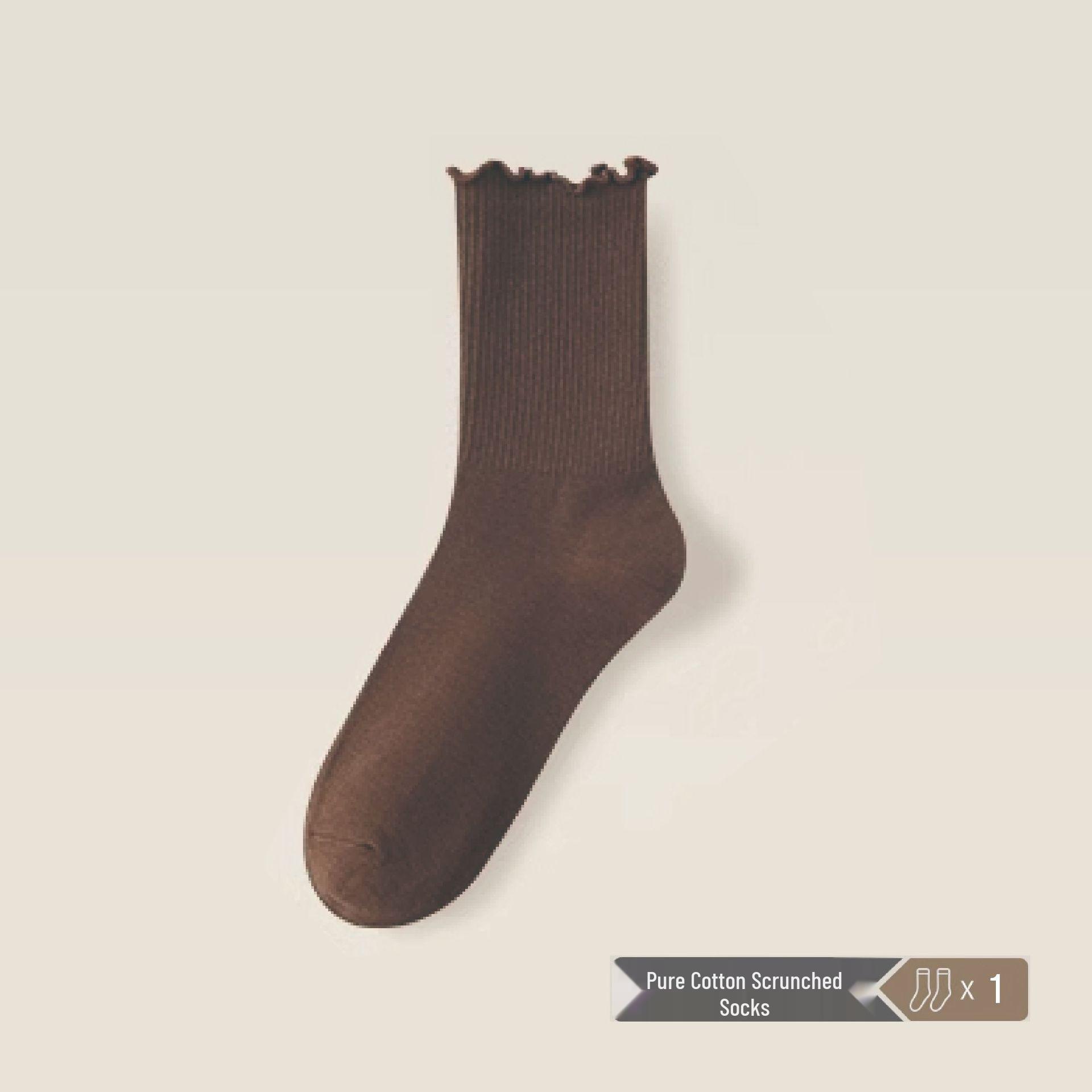 

Женские хлопковые носки до середины икры с мохеровым кружевом - Белые, Бесшовные, Послеродовые, Идеальны для весны/осени.