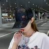 Summer Net Hat Women'S Colorful Rhinestone M Standard Cap Japanese Versatile Street Personality Trendy Baseball Cap Men