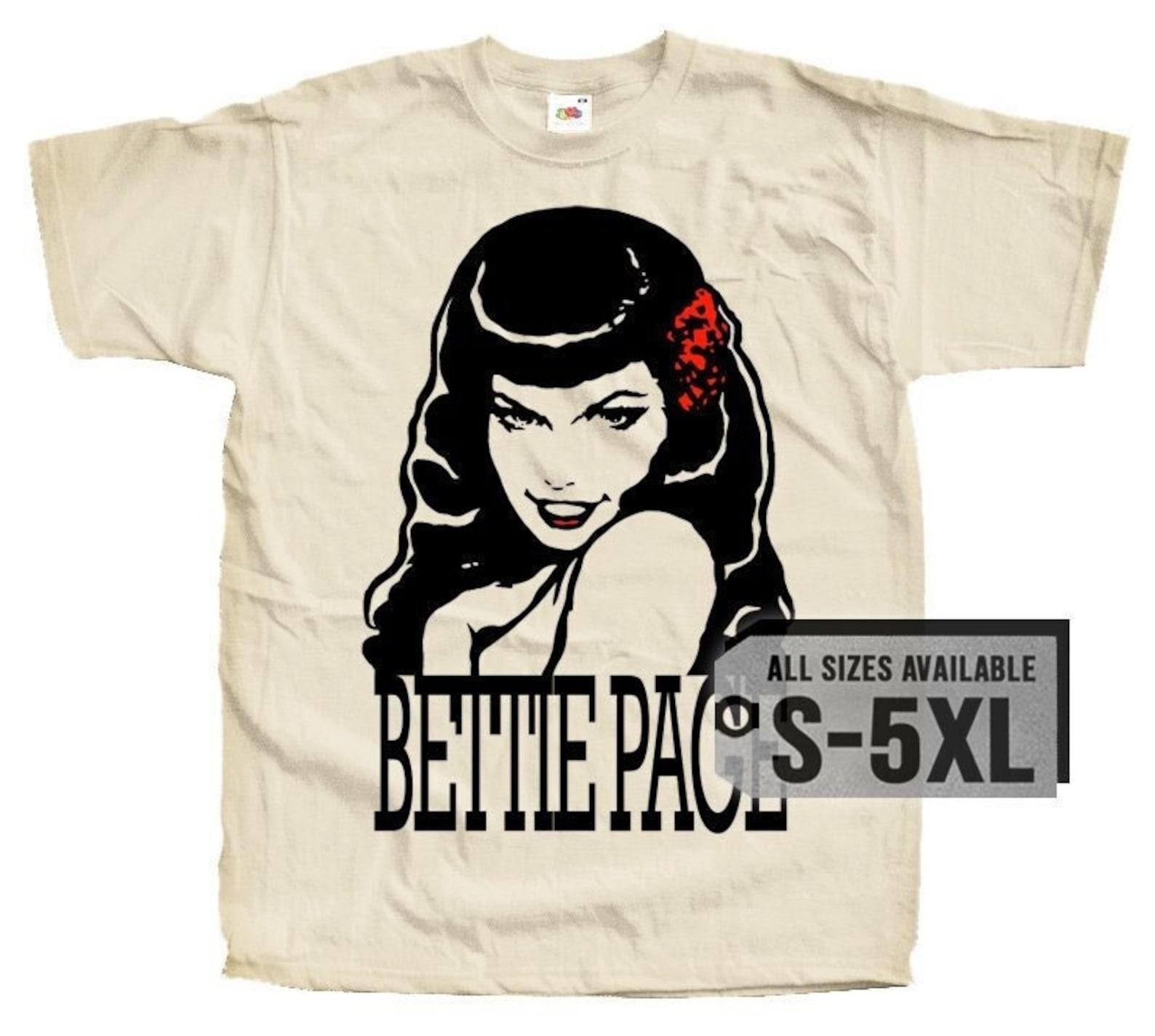 Bettie Page V17 Poster Men T-Shirt all sizes S-5XL 3XL