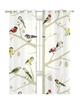 Bird Branches Sheer Curtains for Living Room Decoration Tulle Voile Organza Window Curtains for Kitchen Bedroom