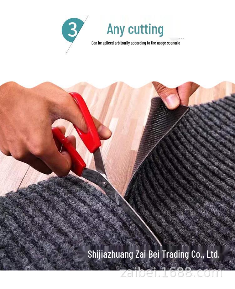 Double Stripe Water Absorbent Carpet Mat for Hotels, Malls, Offices, and Stairs