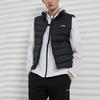 Li Ning Training Series Stand Collar Slim Fit Warm Down Vest Men Outerwear Standard-Black AMRQ011-1
