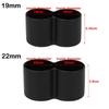 Silicone Pads Round Bottom Furniture Feet Double Tube Feet Covers Chair Leg Caps Plastic Pipe Cover