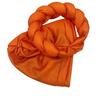 Solid Color Braid Turban Caps for Women Muslim Hijab Braid Hat Islamic Headwear Female Head Wrap Bonnet African Turbans