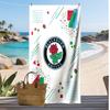 Blackburn Rovers Fußball Print Strandtuch, Großes Weiches Schnelltrocknendes Handtuch für Strand Camping Schwimmen
