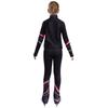 Girls Figure Skating Costume Long Sleeve Printed Sweatshirt Jacket Leggings Gymnastics Dance Practice