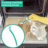 2pcs Cooking Machine Cleaning Brush Multi-Head Pot Grease Stain Brush Long Handle Kitchen Sink Gap Cleaning Tool for Floor