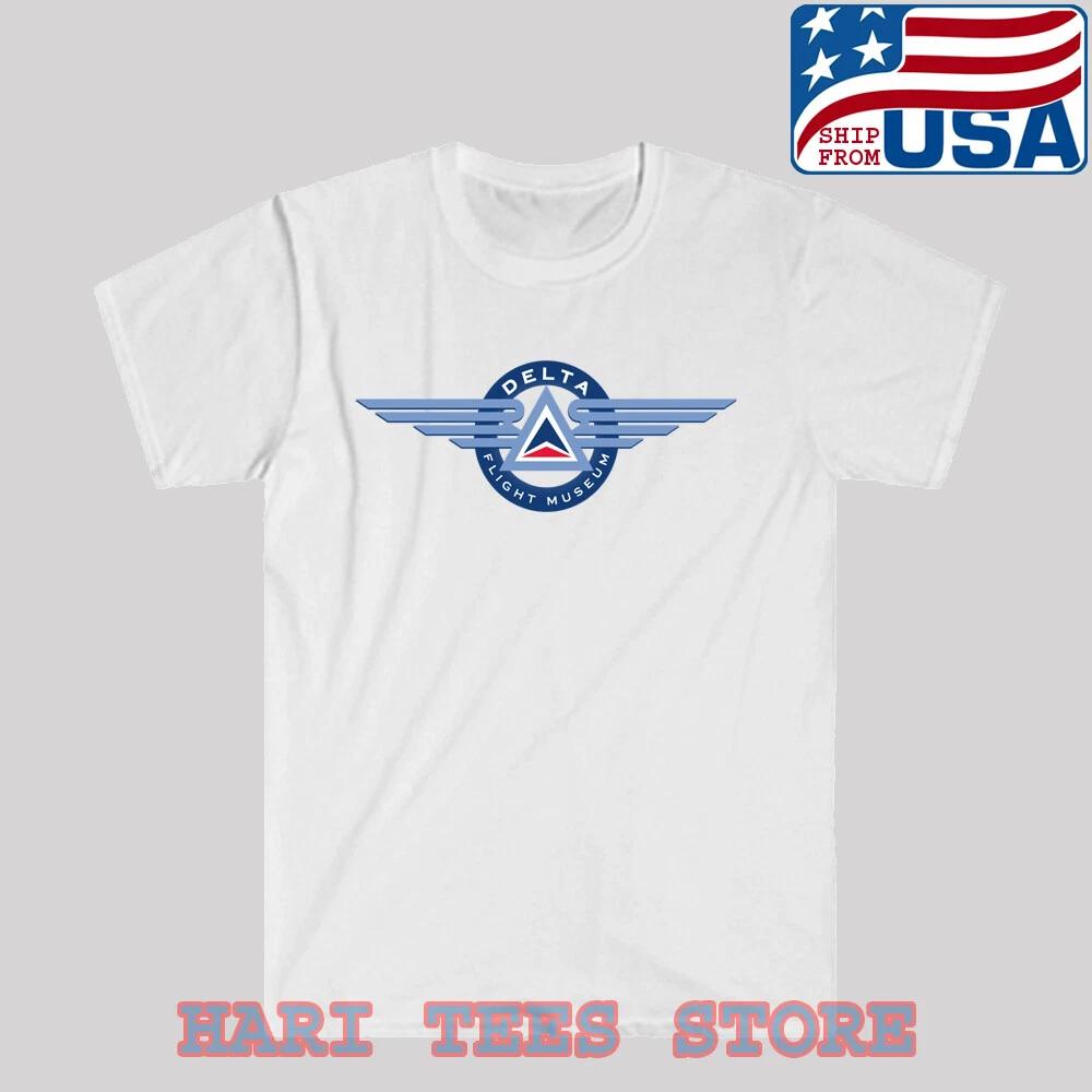DELTA AIRLINES Flight Museum Men s White Size S to 5XL S