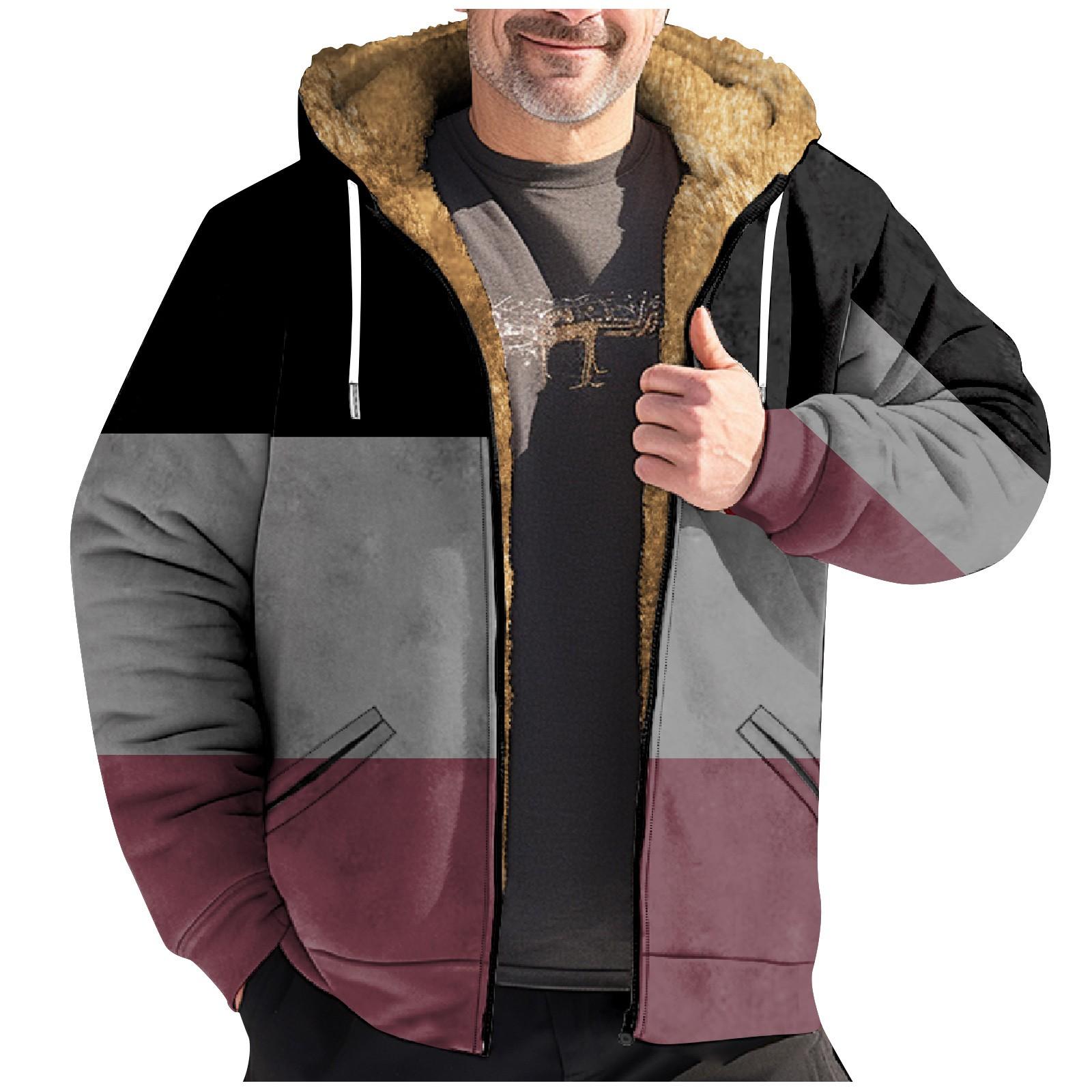 Мужская куртка с принтом в стиле ретро — фото 6