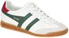 Gola Classics Men's Torpedo Leather Trainers White/evergreen/deep Red